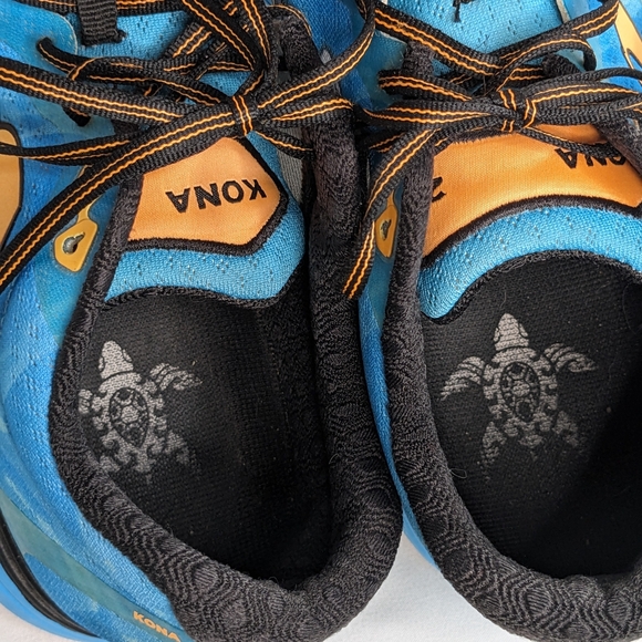 Newton Kona 2018 running shoes 11.5 turtles Hawaii turquoise blue orange - Picture 11 of 17